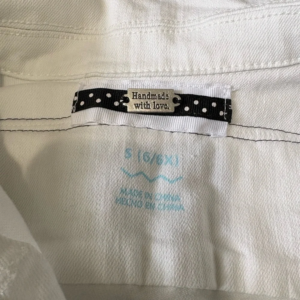 Dr. Seuss Kids White Customized Denim Jacket